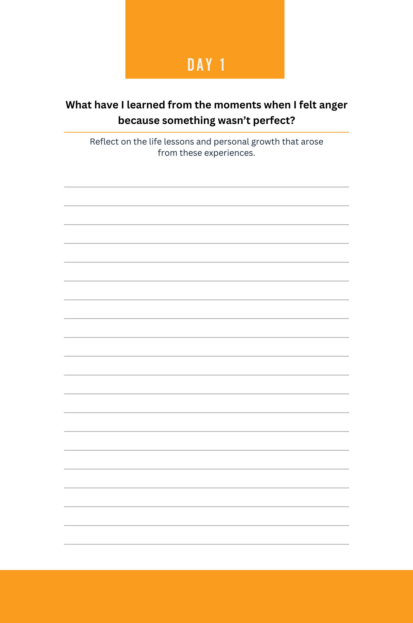 Enneagram Journal for Type 1